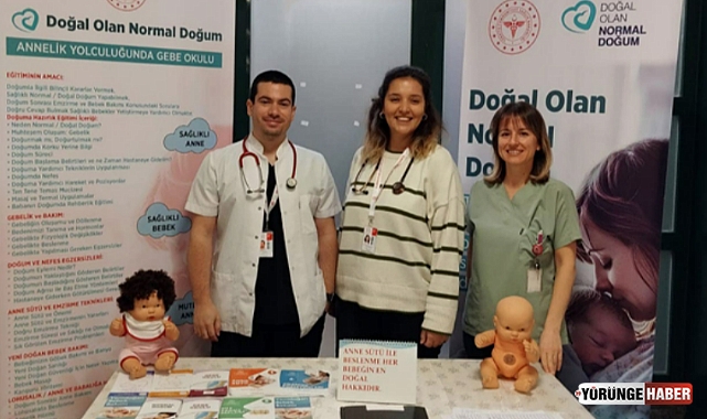 Silivri Devlet Hastanesi’nde “Doğal Olan Normal Doğum” projesine destek