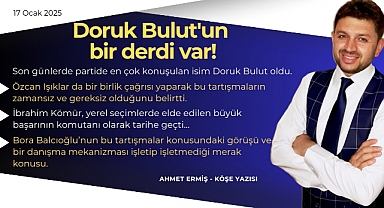 Doruk Bulut'un bir derdi var!