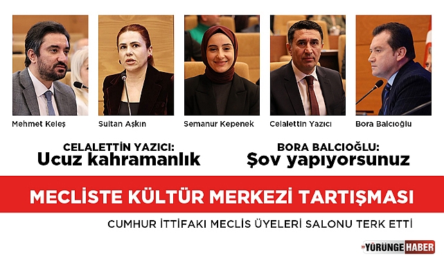 Meclis üyeleri salonu terk etti
