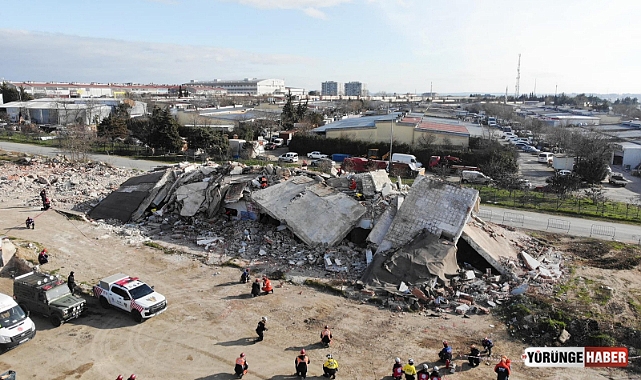 Silivri Belediyesi'nden afetlere karşı örnek tatbikat