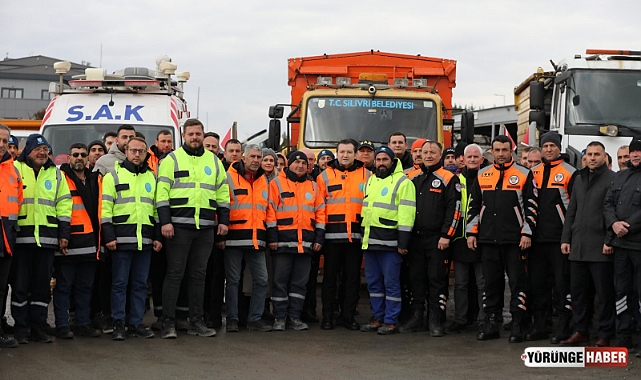 Silivri karla mücadeleye hazır