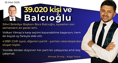 39.020 kişi ve Balcıoğlu