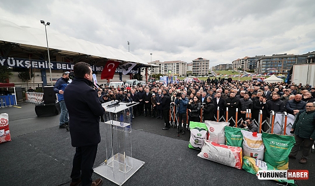 Silivri’de üreticiye tohum desteği