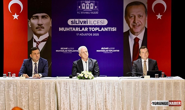 Vali Gül, Silivri’de muhtarlarla bir araya geldi