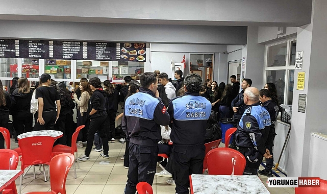 Ekiplerden okul kantinlerine sıkı denetim