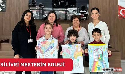 Öğrencilerden Resim Yarışmasında üçlü başarı