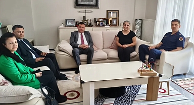 Kaymakam Tolga Toğan’dan şehit aileleri ve gazilere bayram ziyareti