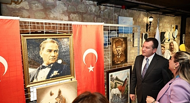 Silivri Belediyesi Kültür Merkezi kursiyerlerinden yıl sonu sergisi