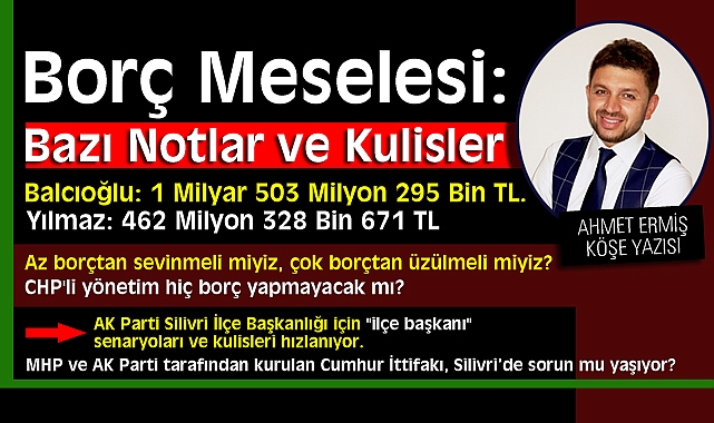 Borç Meselesi: Bazı Notlar ve Kulisler