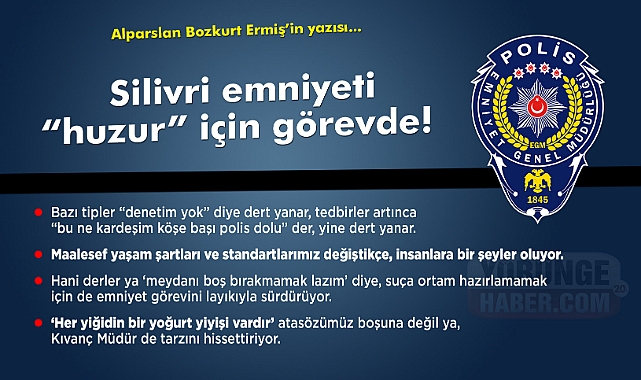 Silivri emniyeti "huzur" için görevde!