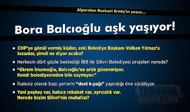 Bora Balcıoğlu aşk yaşıyor!