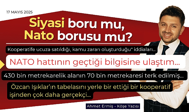 Siyasi boru mu, Nato borusu mu?