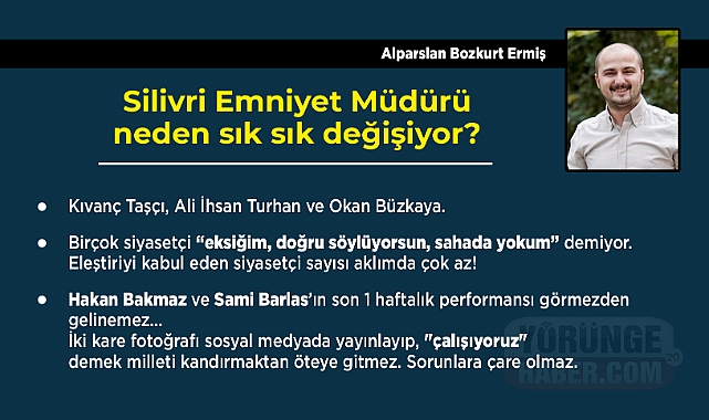 Silivri Emniyet Müdürü neden sık sık değişiyor?