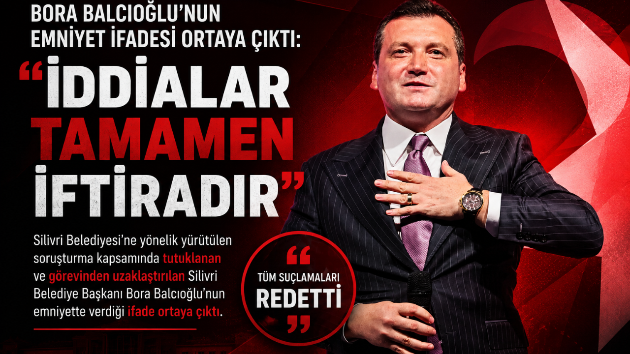 Bora Balcıoğlu: “İddialar tamamen iftiradır”