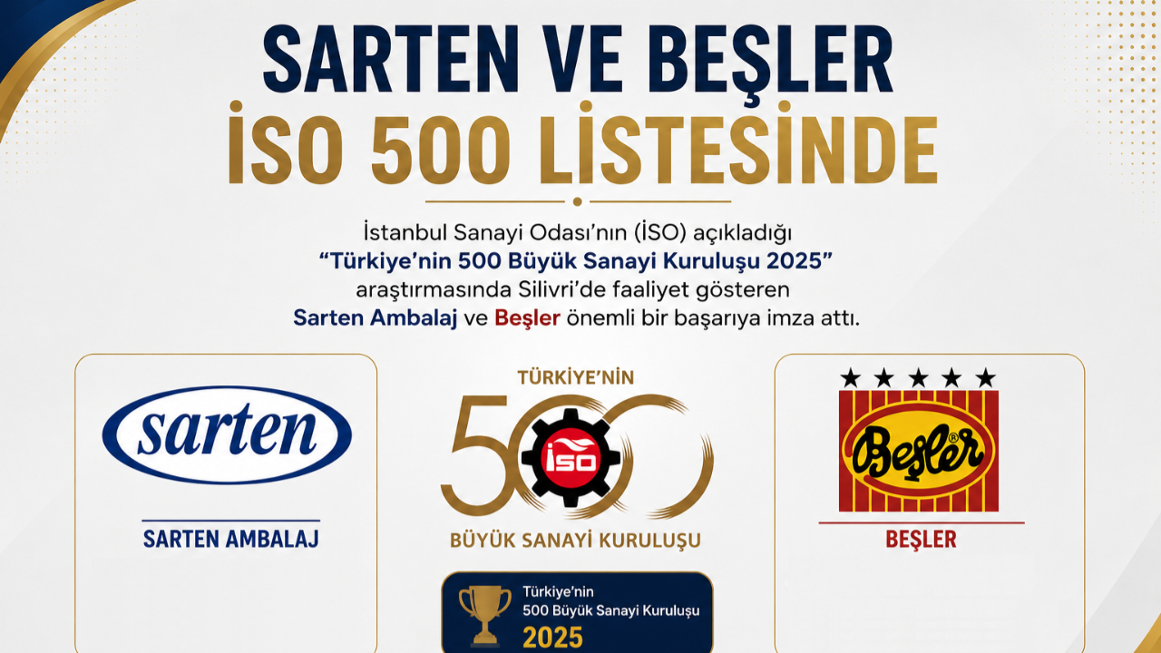 Sarten ve Beşler İSO 500 listesinde