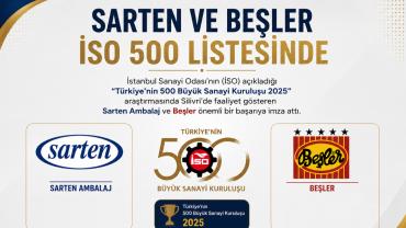 Sarten ve Beşler İSO 500 listesinde